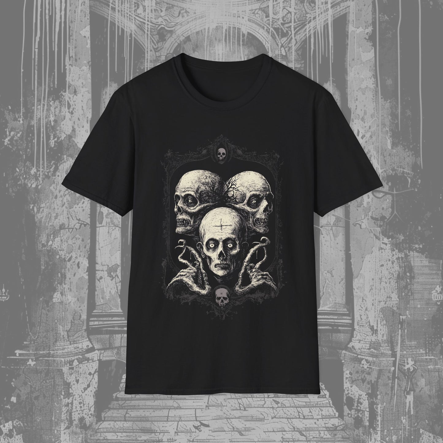 Triple Bone Heads Tee