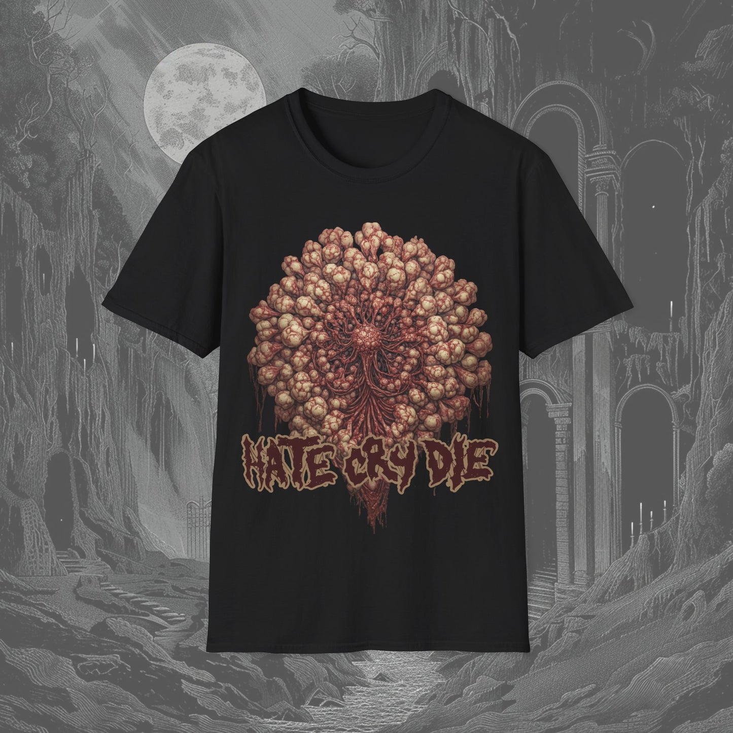 Hate Cry & Die Mandala Tee