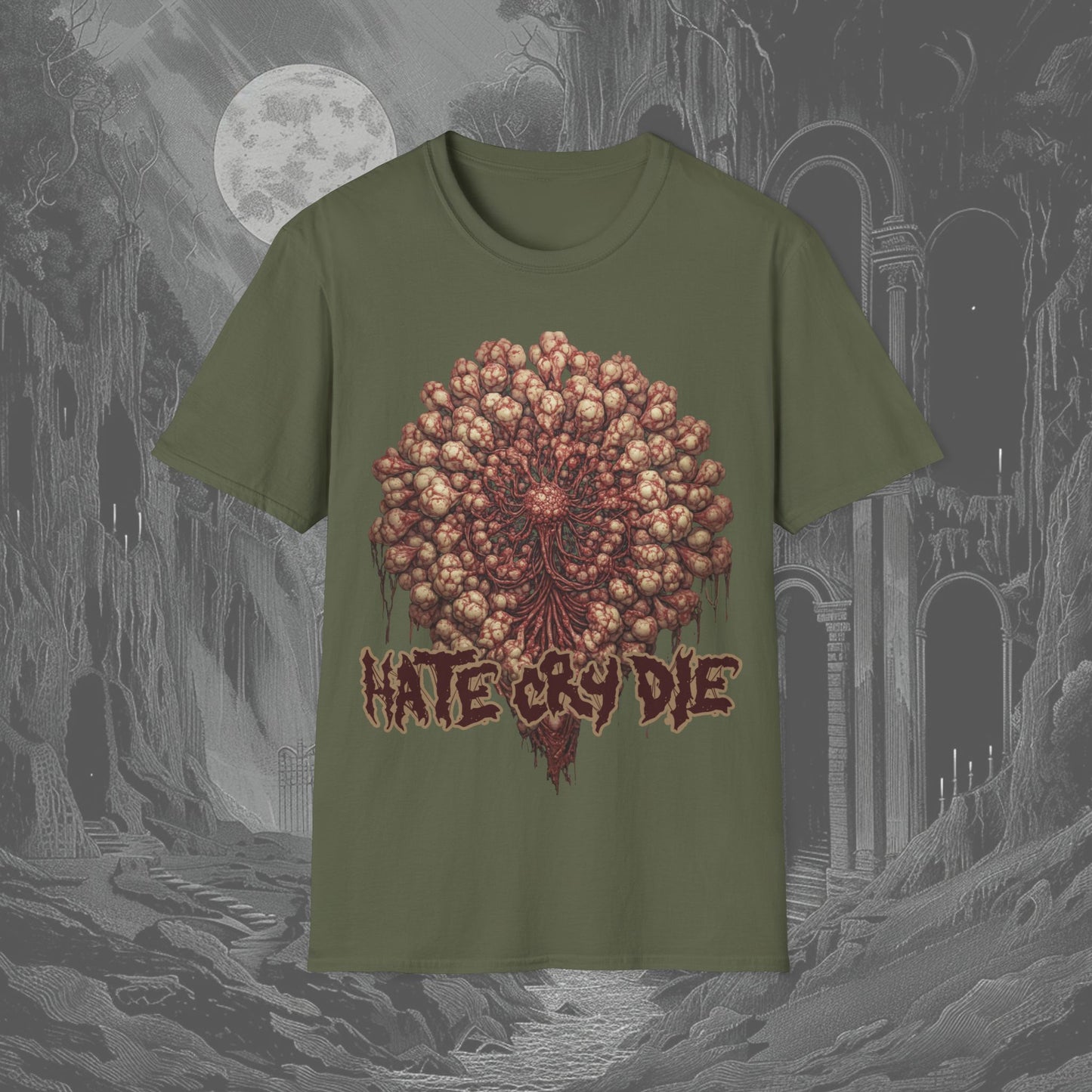 Hate Cry & Die Mandala Tee