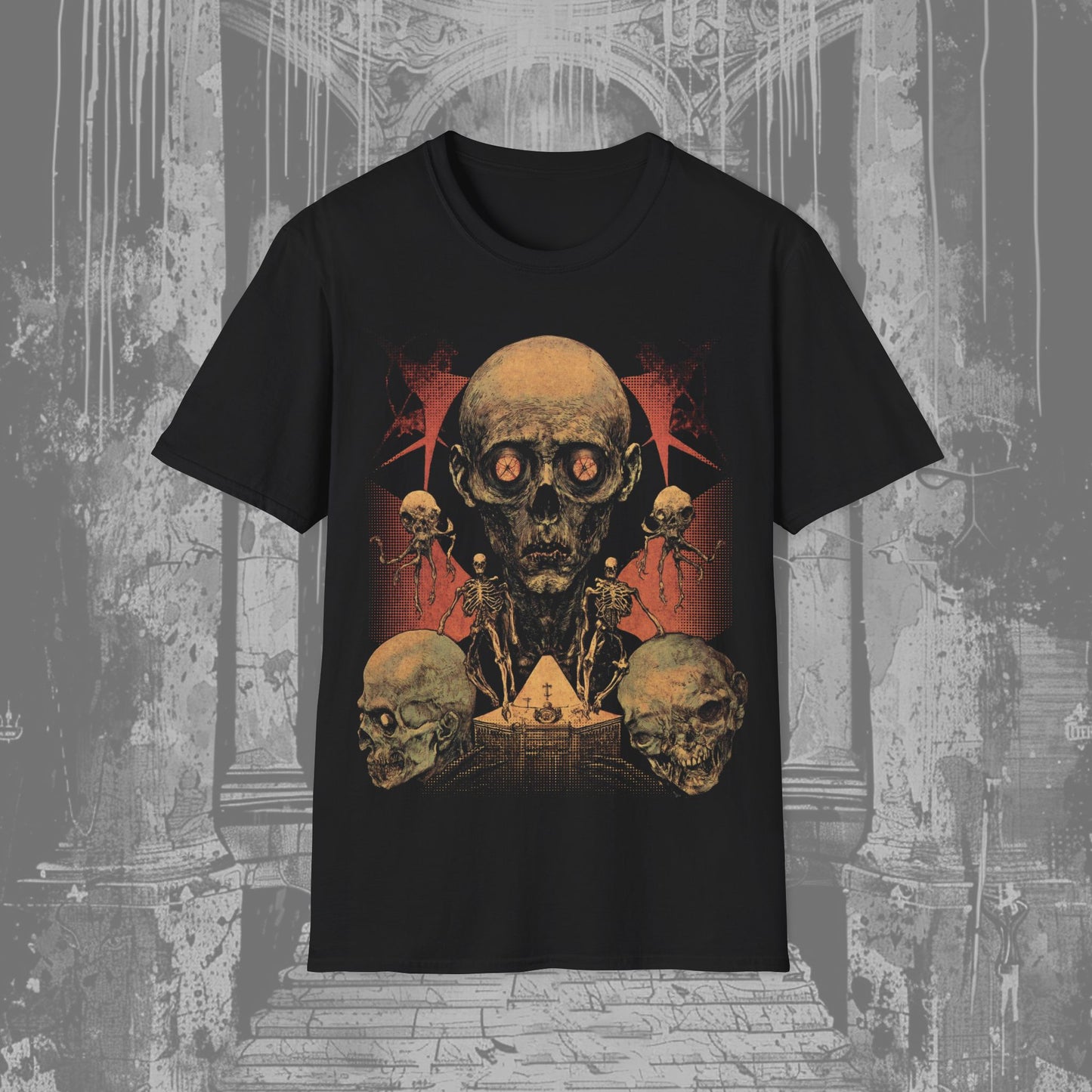 Three Dead Heads Tee