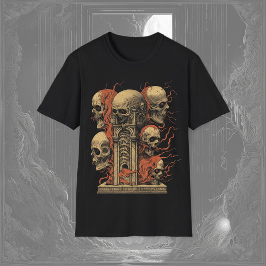 Tower of Burning Skulls Tee