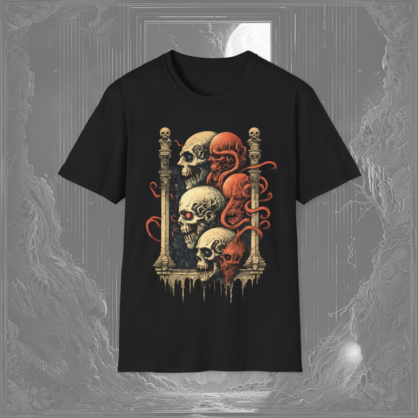 Wall of Skulls Tee